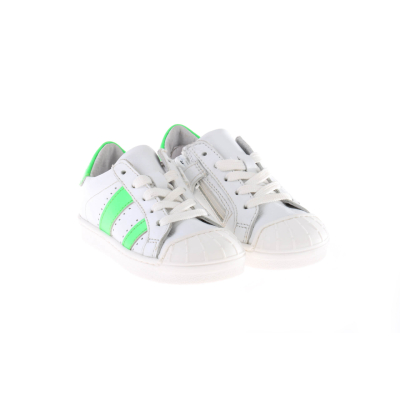 G1046 Sneaker Wit Met Groen