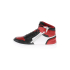 H1665 Sneaker Zwart Rood Wit