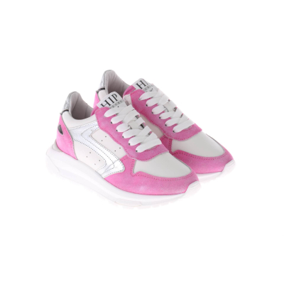 H1572 Sneaker Roze Met Wit